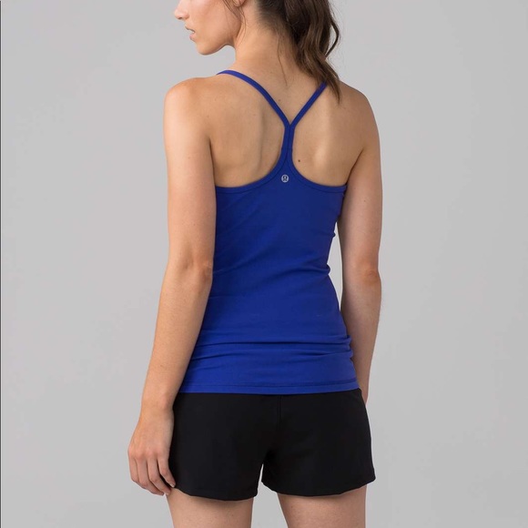 lululemon athletica Tops - Lululemon Power Y Tank in Pigment Blue